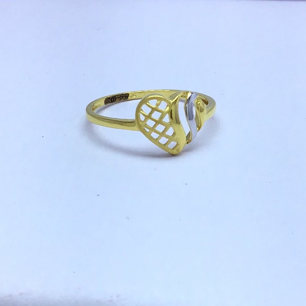 designing heart fancy gold ladies ring