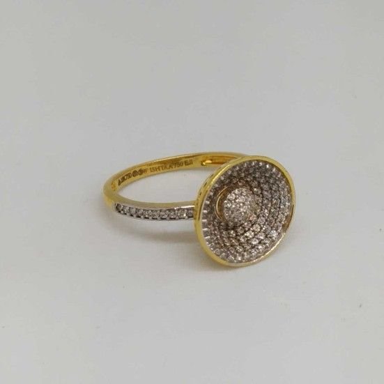 18 kt Gold Ladies Branded Ring