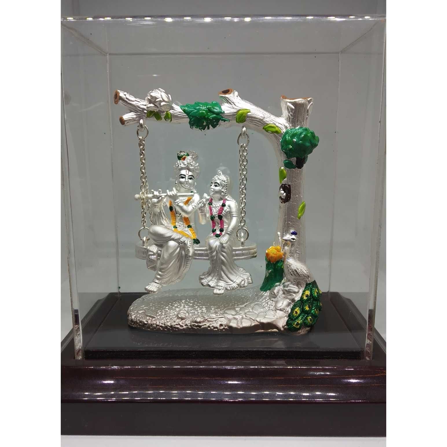 999 SILVER RADHE- KRISHNA IDOLS