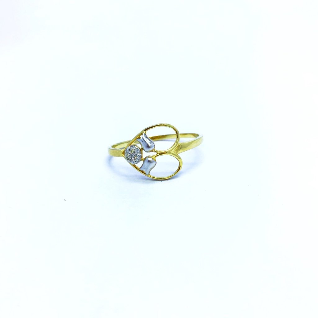 REAL DIAMOND FANCY HEART SHAPE RING