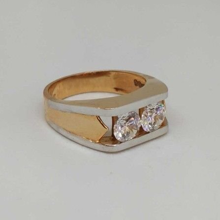 18 Kt Rose Gold Gents Branded Ring