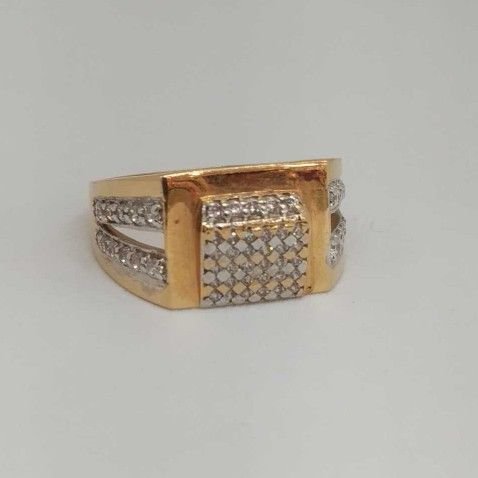 18 Kt Rose Gold Gents Branded Ring