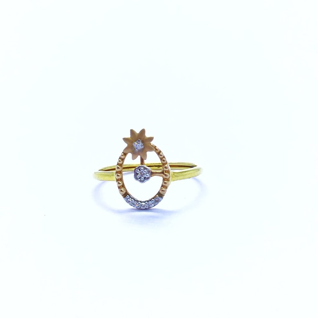 REAL DIAMOND FANCY FLOWER RING