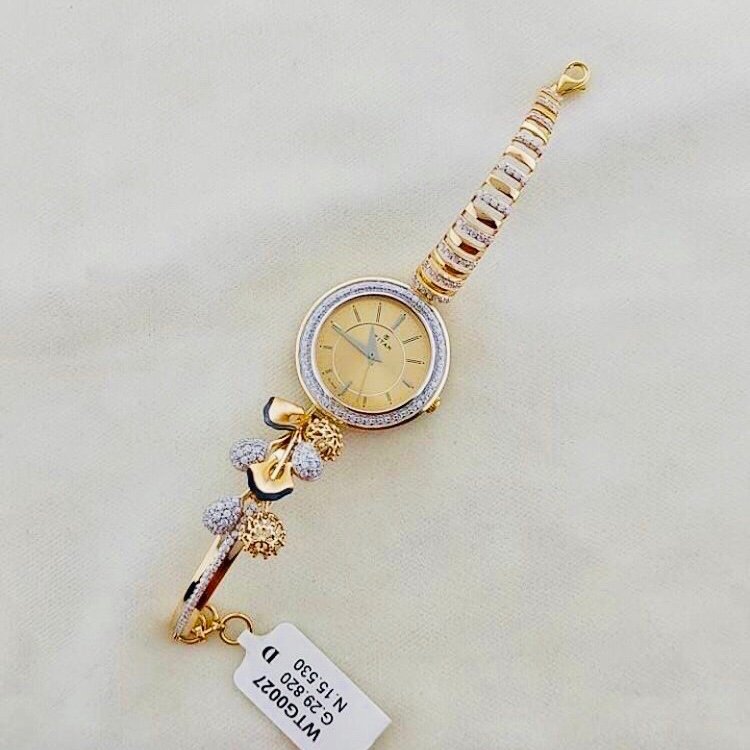 BRANDED FANCY GOLD LADIES WATCH