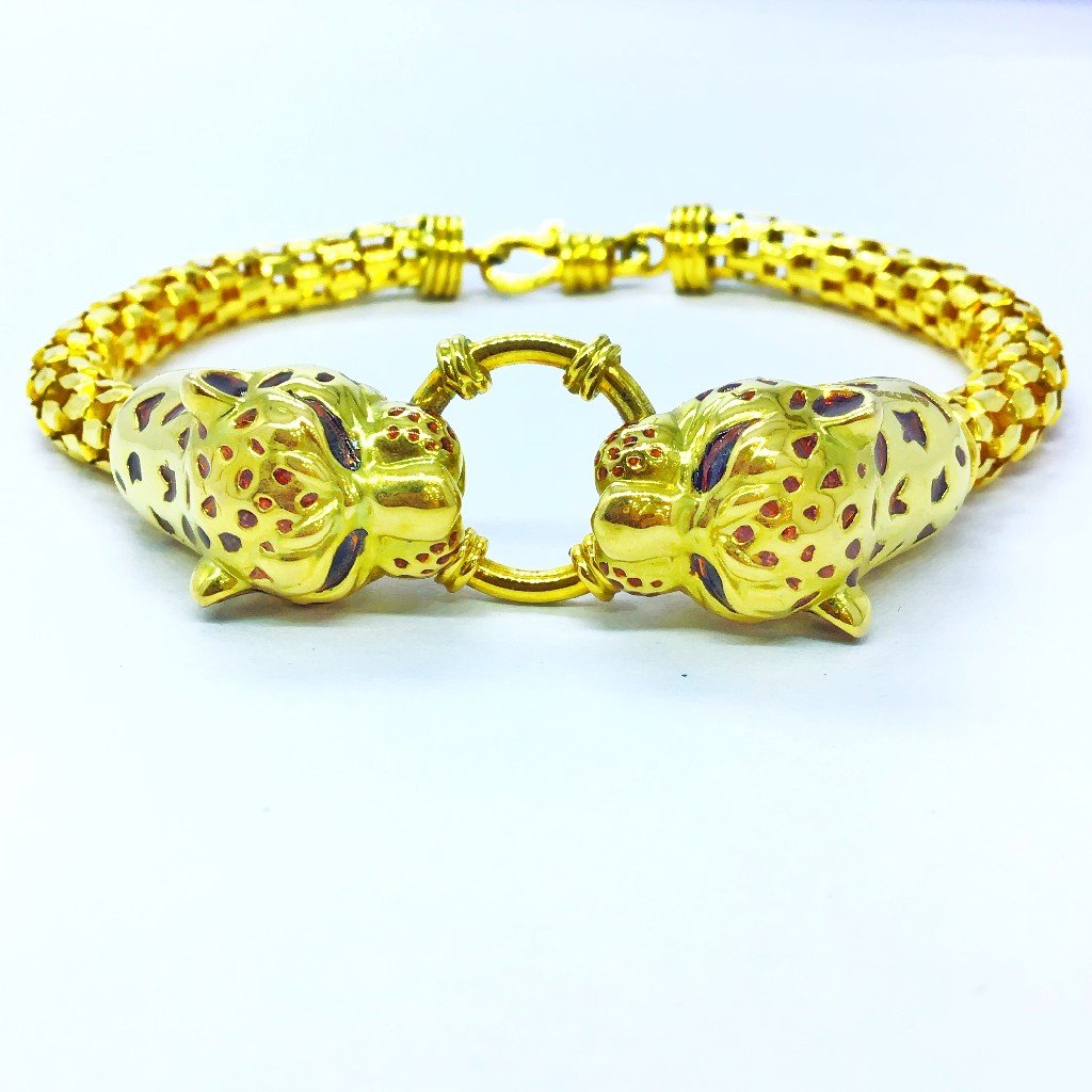 NEW DESIGNING FANCY GOLD KADA BRACELET