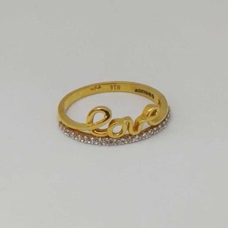 22 Kt Gold Ladies Branded Ring