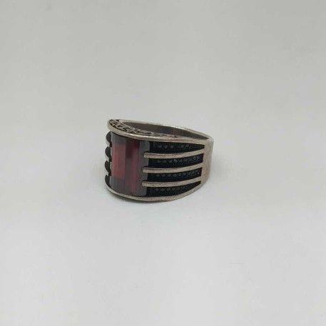 925 Sterling Silver Oxides Gents Ring