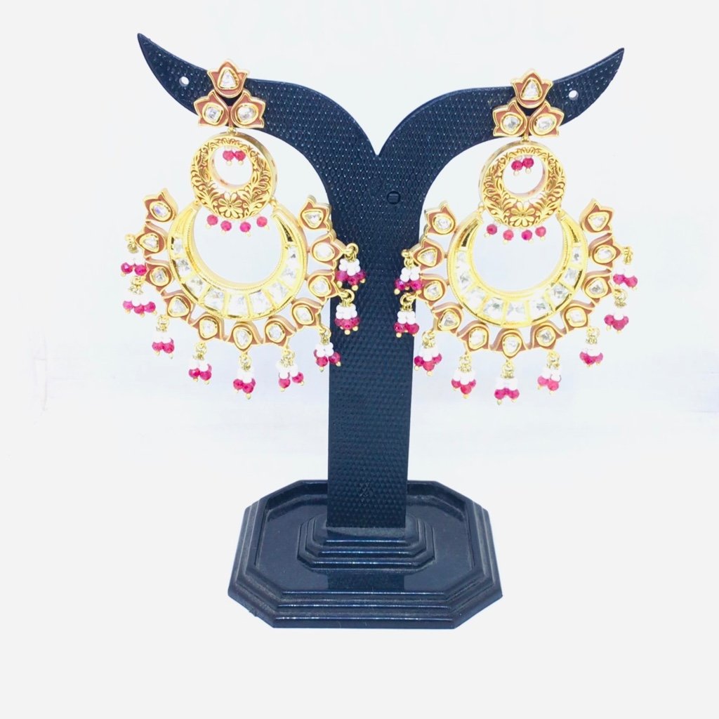 FANCY 1 GRAM GOLD BRANDED EARRINGS