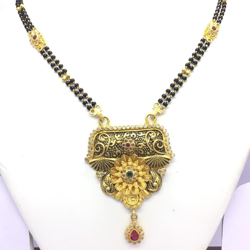 DESIGNING ANTIQUE FANCY GOLD MANGALSUTRA